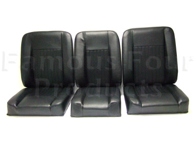 FF000483 - Front Seat Set - Deluxe - Land Rover Series IIA/III