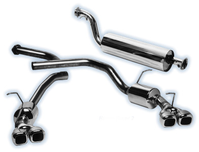 FF002952 - Twin Pipe Stainless Sports Exhaust - Range Rover Second Generation 1995-2002 Models