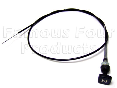 Choke Cable for 34ICH Weber Carburettor - Land Rover Series IIA/III - Fuel & Air Systems