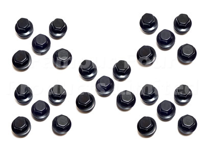 Wheel Nuts for Alloy Wheels - Satin Black - Land Rover Discovery 3 (L319) - Tyres, Wheels and Wheel Nuts