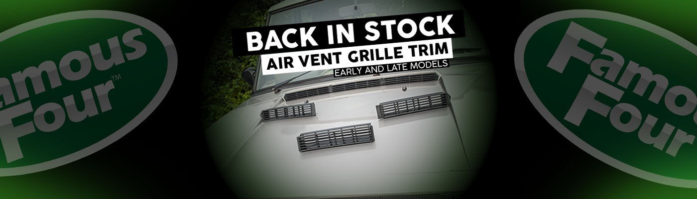 Range Rover Classic Vent Grilles - Back in Stock!