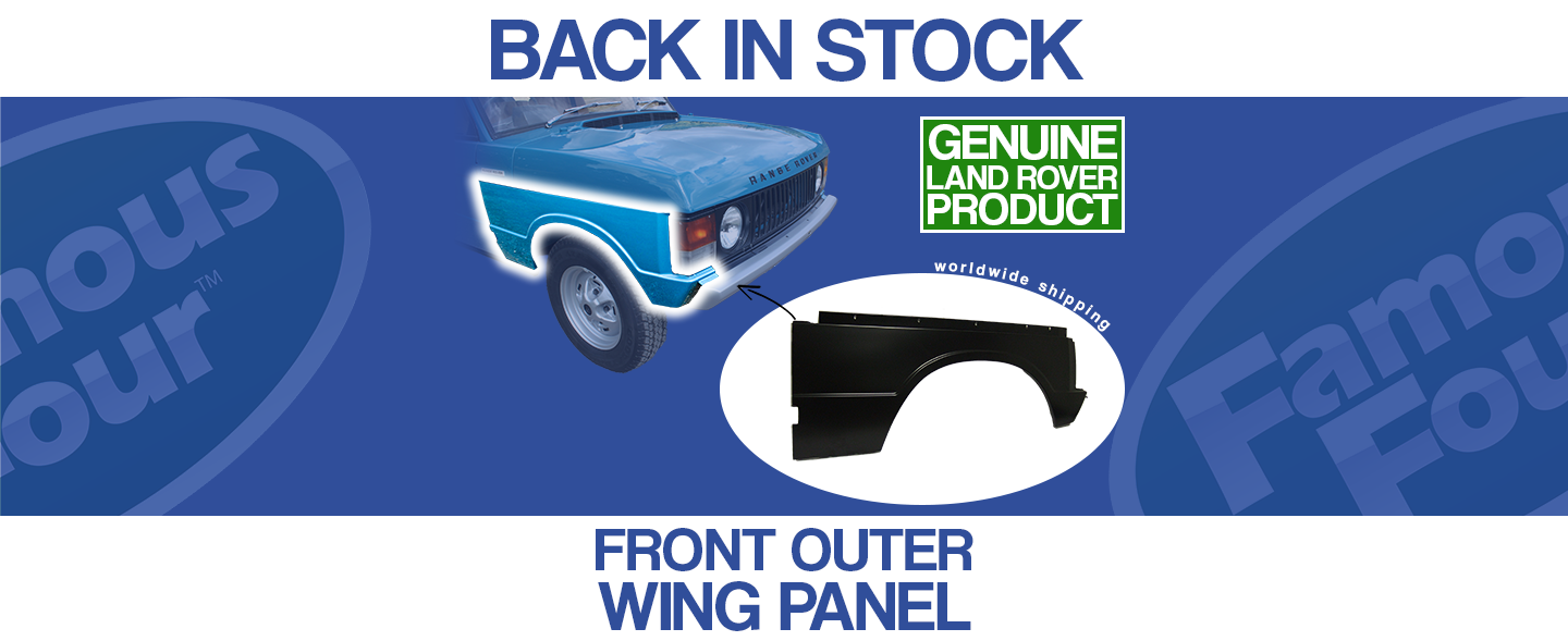Genuine Part Range Rover Classic 1970-1985 Front Outer Wing Panels Avaiable Now