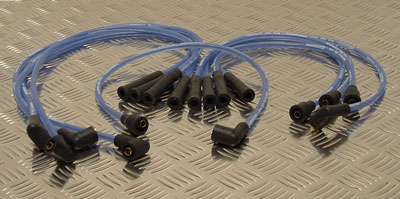 Silicone Blue High Performance HT Lead Set - Land Rover Series IIA/III - 3.5 V8 Carb. Engine