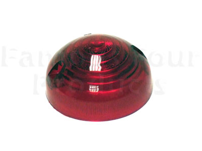 Lens - Red - Land Rover Series IIA/III - Electrical