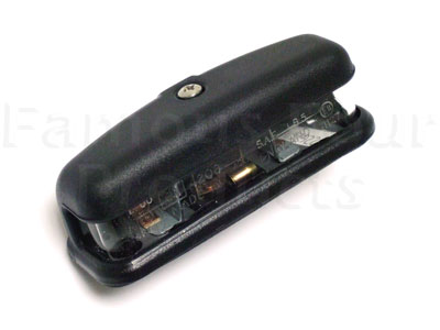 FF000382 - Rear Number Plate Lamp - Black - Land Rover Series IIA/III