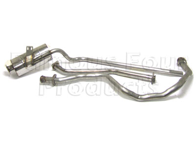 FF000395 - Stainless Exhaust System - Land Rover Series IIA/III