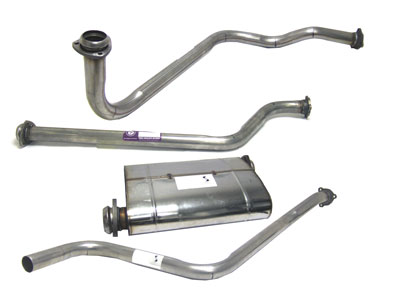 Stainless Exhaust System - Land Rover Series IIA/III - Exhaust