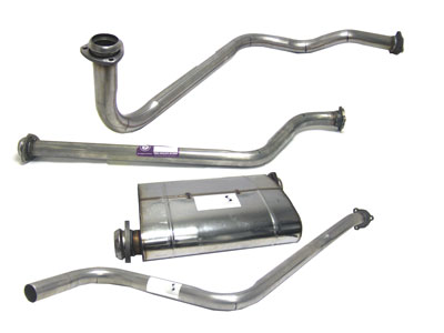 FF000396 - Stainless Exhaust System - Land Rover Series IIA/III