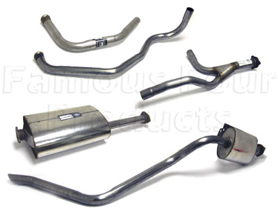 FF000397 - Stainless Exhaust System - Land Rover Series IIA/III