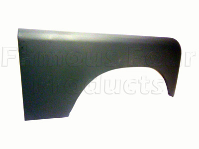 FF000445 - Front Outer Wing Panel - Aluminium - Land Rover Series IIA/III