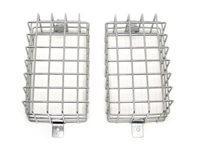 FF000505 - Series IIA and III Rear Mesh Lamp Guard - Land Rover Series IIA/III