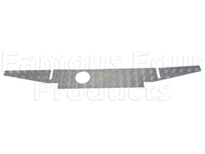 FF000515 - Series IIA/III Chequerplate Rear Crossmember Cover - Land Rover Series IIA/III