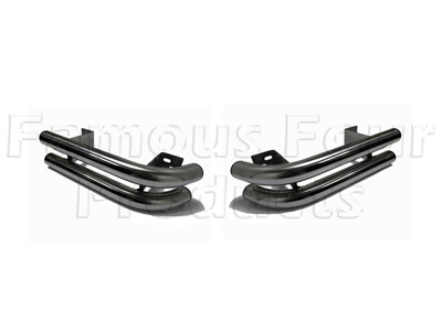 FF000519 - Tubular Rear Bumperettes - Land Rover Series IIA/III