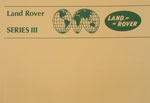 Land Rover Series III 1979-1985 Owners Handbook - Land Rover Series IIA/III - Books & Literature