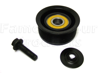 FF000792 - Auxiliary Belt Idler Pulley - Land Rover 90/110 & Defender