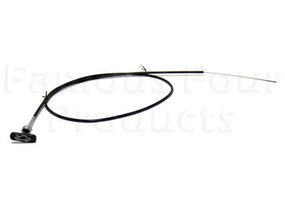 Bonnet Release Cable - Land Rover 90/110 & Defender (L316) - Body Fittings