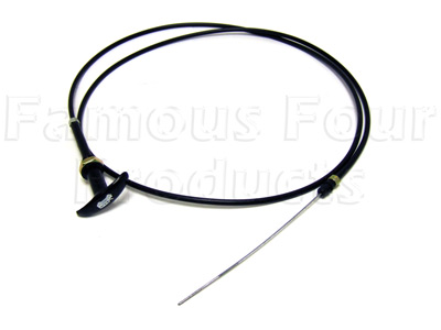 FF001081 - Bonnet Release Cable - Land Rover 90/110 & Defender