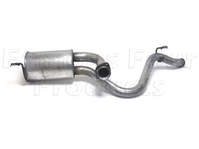 Mild Steel Rear Silencer & Tailpipe - Land Rover 90/110 & Defender (L316) - Individual Exhaust Parts