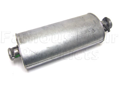 Mild Steel Centre Silencer - Land Rover 90/110 & Defender (L316) - Individual Exhaust Parts