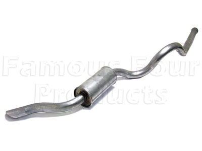 Mild Steel Rear Silencer - Land Rover 90/110 & Defender (L316) - Individual Exhaust Parts