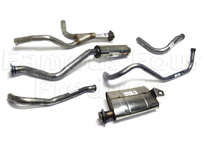 FF001146 - Stainless Exhaust System - Land Rover 90/110 & Defender