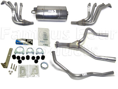 Stainless SPORTS Exhaust System - Land Rover 90/110 & Defender (L316) - Full Exhaust Systems