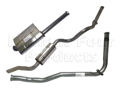 FF001150 - Stainless Exhaust System - Land Rover 90/110 & Defender