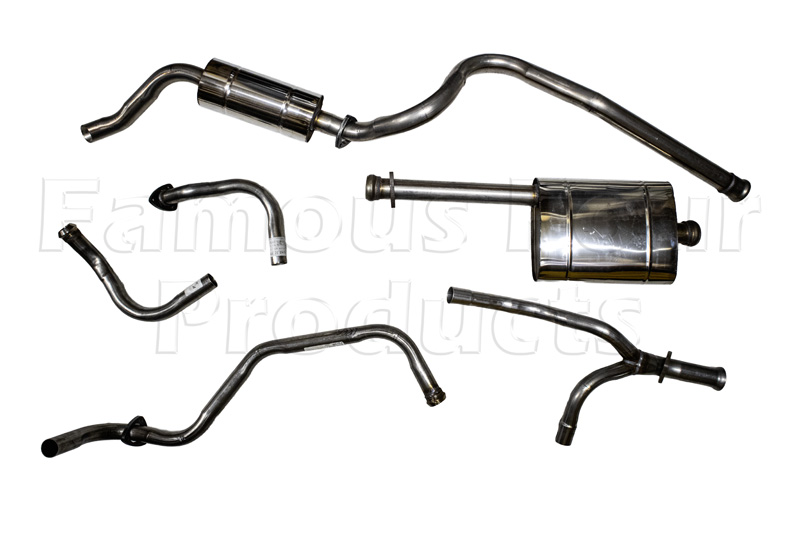 Stainless Exhaust System - Land Rover 90/110 & Defender (L316) - Full Exhaust Systems