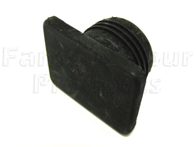Rubber Plug for Front Jacking Point - Land Rover 90/110 & Defender (L316) - Chassis