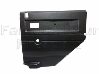 Rear Side Door Trim Card - Interior - Black - Land Rover 90/110 & Defender (L316) - Interior