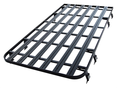 FF001212 - 110 Aluminium Roof Rack - Black Coated - Land Rover 90/110 & Defender