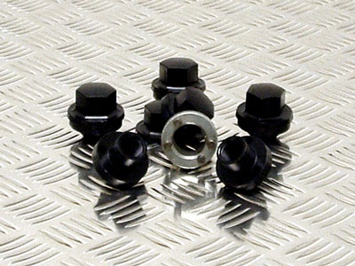 Locking Wheel Nut Kit for 5 Steel Wheels - Land Rover Series IIA/III - Tyres, Wheels and Wheel Nuts