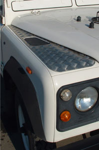 90/110 Chequerplate Wing Top Treadplates - 90/110 and Defender