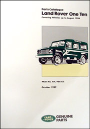 Land Rover Parts Catalogue - Land Rover 90/110 & Defender (L316) - Books & Literature