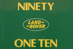 FF001265 - Land Rover 90/110 Owners Handbook - Land Rover 90/110 & Defender