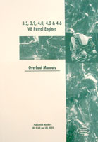 Land Rover Engine Overhaul Manual for V8 Petrol Engines - Range Rover Second Generation 1995-2002 Models (P38A) - Books & Literature