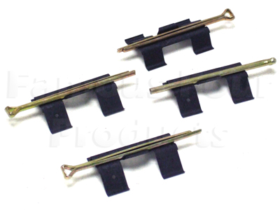 FF001456 - Brake Pad Fitting Kit (Pins & Clips) - Classic Range Rover 1970-85 Models