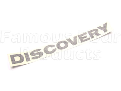 FF001522 - DISCOVERY Tailgate Decal - Land Rover Discovery 1994-98