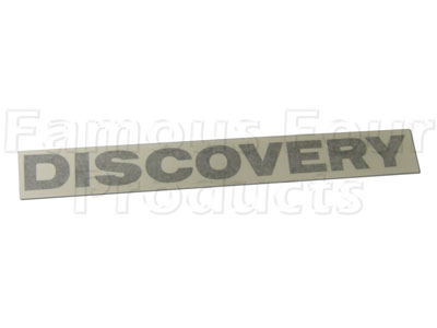 DISCOVERY Tailgate Decal - Land Rover Discovery 1995-98 Models - Body