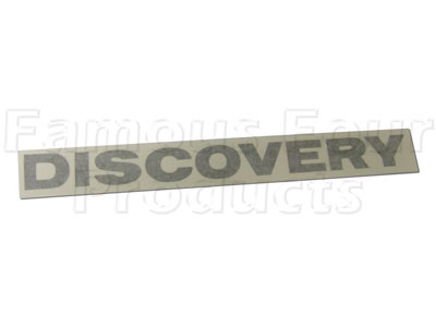 DISCOVERY Tailgate Decal - Land Rover Discovery 1994-98 - Body