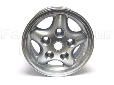 Freestyle Alloy Wheel - 7 x 16 - Silver Sparkle - Classic Range Rover 1986-95 Models - Accessories