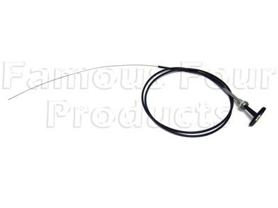 FF001728 - Bonnet Release Cable - Land Rover Discovery 1989-94