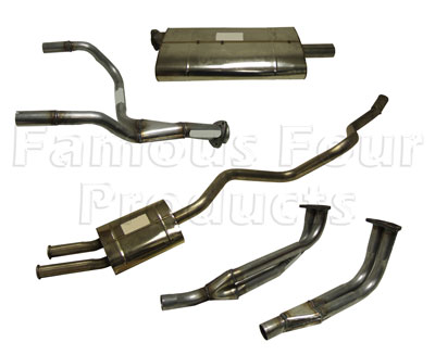 FF001862 - Stainless Exhaust - Classic Range Rover 1986-95 Models