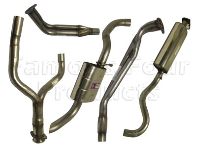 FF001863 - Stainless Exhaust - Classic Range Rover 1986-95 Models