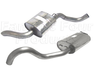 FF001864 - Stainless Exhaust - Classic Range Rover 1986-95 Models