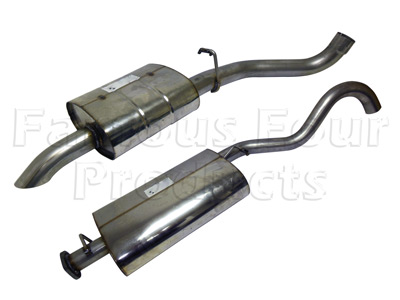 FF001865 - Stainless Exhaust - Classic Range Rover 1986-95 Models