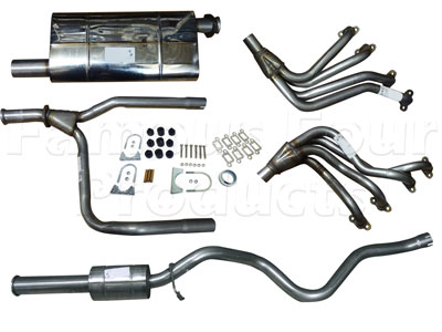 FF001866 - Stainless Exhaust - Larger Exit Bore - Classic Range Rover 1986-95 Models