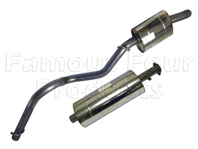 FF001870 - Stainless Exhaust - Classic Range Rover 1986-95 Models