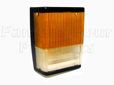 Front Indicator & Side Light Lens ONLY - Range Rover Classic 1986-95 Models - Electrical