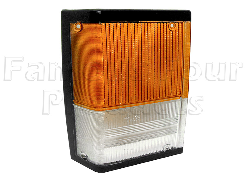 FF001884 - Front Indicator & Side Light Lens - Classic Range Rover 1970-85 Models